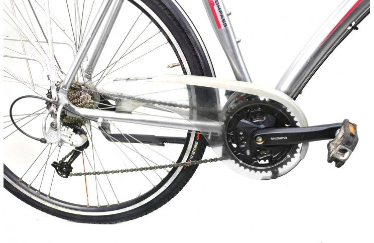 Гібридний велосипед Batavus Compas 28" XL сріблястий Б/В