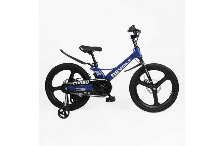 Велосипед 20" дюймів 2-х колісний Corso «Revolt» RV-20733 (1) МАГНІЄВА РАМА, ЛИТІ ДИСКИ, ДИСКОВІ ГАЛЬМА, зібран на 75
