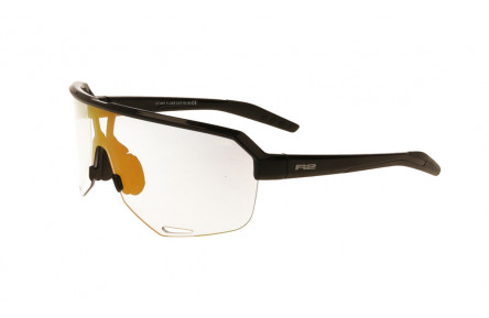 Окуляри R2 FLUKE чорні глянцеві, лінза clear to grey (Photochrom), black/red full revo, кат. 1-3