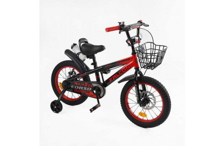Велосипед 2-х колісний 16" "Corso Falcon" FL-16360 сталь, дод. колеса