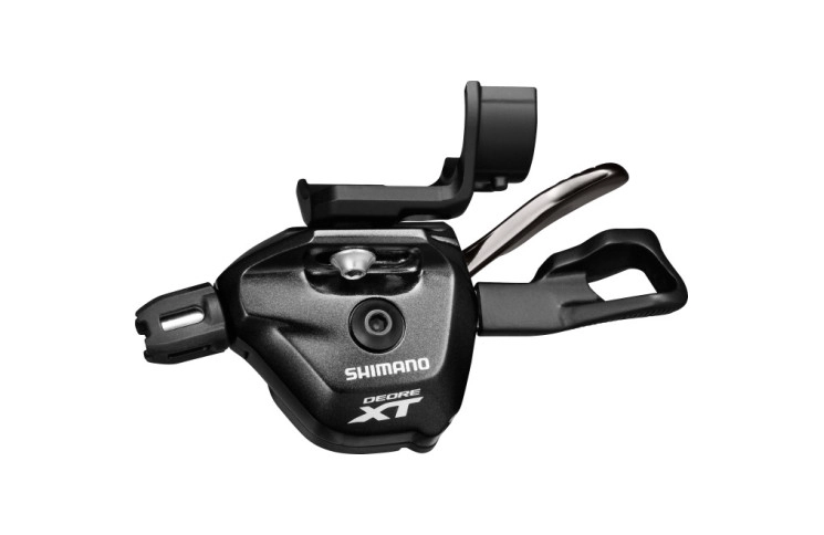 Шифтер Shimano DEORE XT SL-M8000-IL, 2/3-швидк, лівий, монтаж на гальм ручку, I-Spec II, без індикатора передач