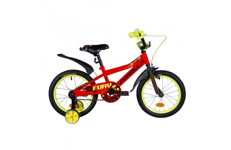 Детский велосипед Formula Fury 2020 16" 85" оранжевый