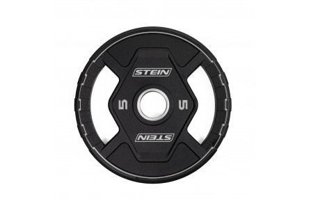 Диски полиуретановые черные 5 кг. Stein. PL1059-5