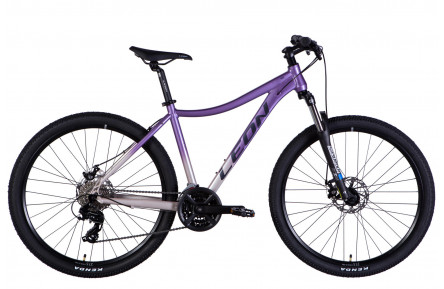 Велосипед AL 27,5" Leon XC LADY 105 DD CS рама-18" бузковий зі сріблястим 2025