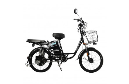 Електровелосипед Corso Shadow (500Вт, 48В, 20 Аг) 22" чорно-сірий