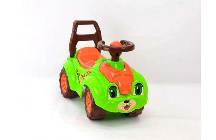 Толокарь "Котик" 3268 цвет салатовый "Technok Toys"