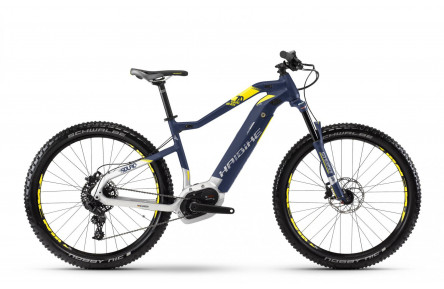 Электровелосипед Haibike SDURO HardSeven 7.0 500Wh 27,5", рама L, синий-бело-желтый, 2018