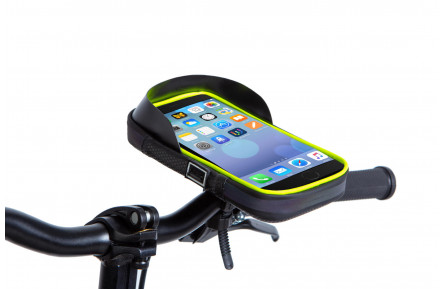 Велосипед на черный руль с салатовым BRAVVOS SJ-001