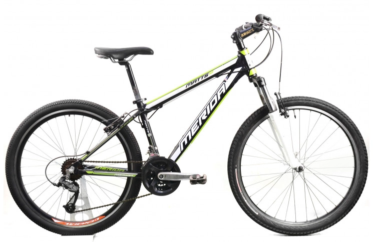 Гірський велосипед Merida Matts 10 26" S чорно-білий із зеленим Б/В