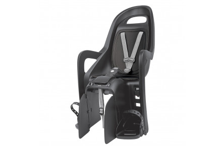 Дитяче крісло заднє POLISPORT Groovy Maxi CFS на багажник, 9-22 кг, чорне