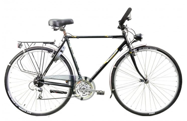 Гибридный велосипед Gazelle Medeo 28" M черный Б/В