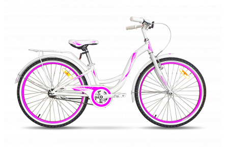 Велосипед VNC 2023 24" Emily AC V9AC-2429-WB 29см (1889) white/blue