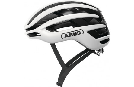 Велошолом спортивний ABUS AIRBREAKER 2.0 shiny white L