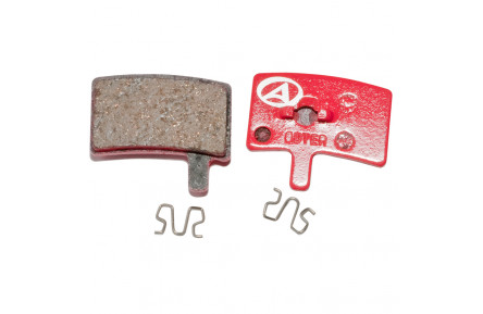 Тормозные дисковые колодки ABS-45 Hayes Stroker Trial, полимер, красные