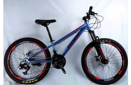 Велосипед Спортивний Corso 24" дюйми «RIDER» RD-24120 (1) рама сталева 11’’, обладнання LTWOO A2, 21 швидкість, зібран на 75