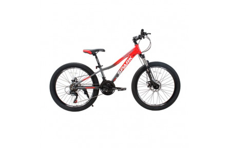Велосипед SPARK MONTERO JR. 24" 11" сіро-червоний
