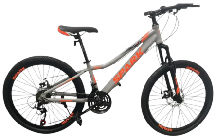 Велосипед SPARK TILL 24" ал12 ам диск серый