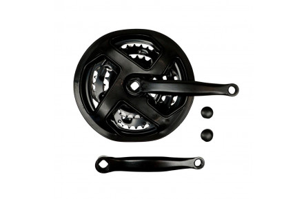 Шатун Сталь L170мм 28-38-48Т під квадрат VLT . чорний