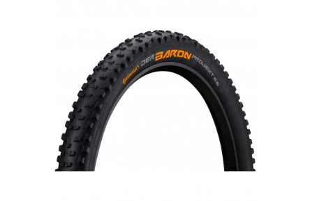 Покришка безкамерна Continental Der Baron Projekt 27.5"x2.6, чорна, складна, ProTection Apex, Skin
