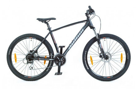 Велосипед Author Impulse II 2023-24 27.5" 19" чорний (сріблястий)/чорний