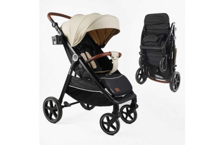 Візок прогулянковий дитячий "JOY" Sevillia S-95998 (1) рама алюмінієва, футкавер, підсклянник, дощовик, в коробці