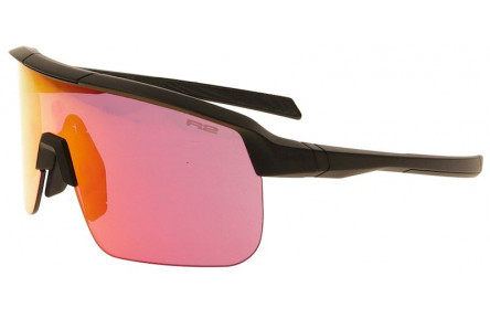 Окуляри підліткові R2 FUSION black (TR90), лінза rose (HD), покриття orange full revo, кат. 2