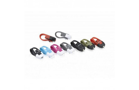 Комплект мини мигалок XLC CL-S10 "Colours" розовые