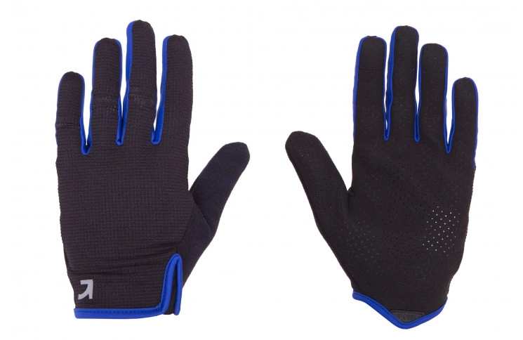 Перчатки Green Cycle Punch 2 с закрытыми пальцами S черно-синие