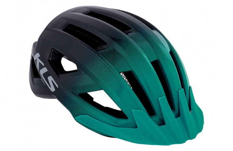 Шлем KLS Daze 022 черный зеленый S/M (52-55 см)