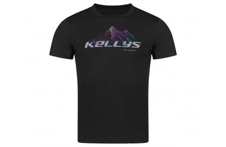 Футболка повсякденна з коротким рукавом KLS PEAK чорна - XXL