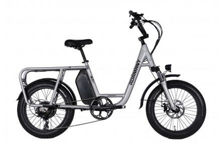 Велосипед з електроприводом 20" AL Dorozhnik ADAMANT DD FR рама-18,5" 48B 17.5А*г 500Вт срiблястий 2026