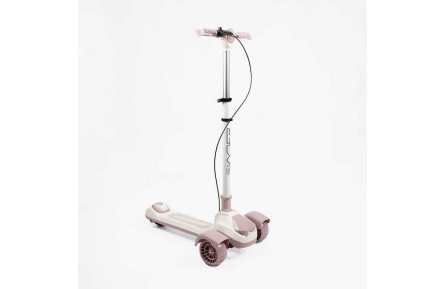 Самокат триколісний "Skyper" LN-5723/07 (4) колеса PU 125х40мм зі світлом, ручне гальмо, музика та підсвічування платформи, кермо складне, в коробці