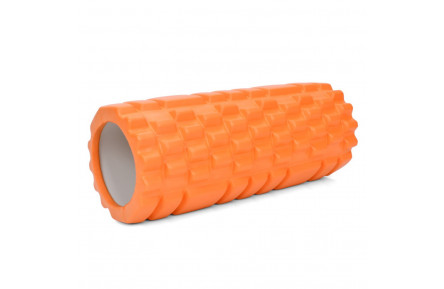 Масажний ролик MS 0857-OR EVA, помаранчевий, 14х33х14 см