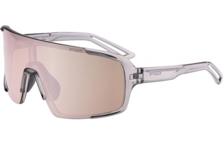 Окуляри R2 IMPULSE grey (TR90), лінза smoke, покриття pink full revo, кат. 2