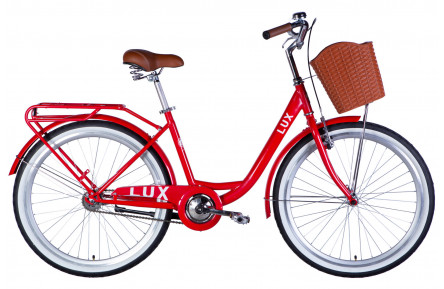 Велосипед ST 26" Dorozhnik LUX Velosteel рама-17" червоний 2026