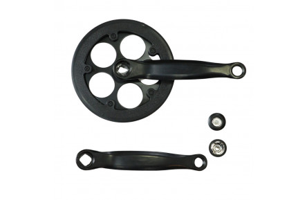 Шатун HX HX-E-AM046 с Pl захистом ST L152мм 32T під квадрат чорний