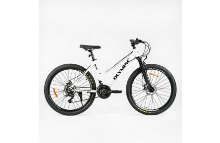 Велоcипед Спортивний CORSO «Olympic» 26" дюймів LP-26104 (1) рама сталева 17", SunRun швидкість 21, зібран на 75