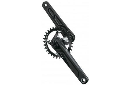 Комплект шатунов FSA AFTERBURNER MEGAEXO, 175мм, 32т, черные