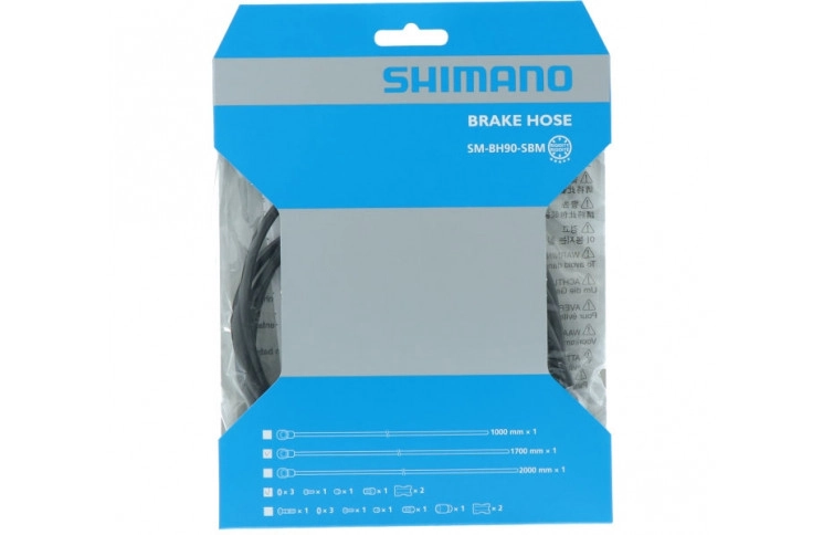 Гідролінія Shimano DEORE XT SM-BH90-SBM-LL для дискових гальм. 1000мм чорний