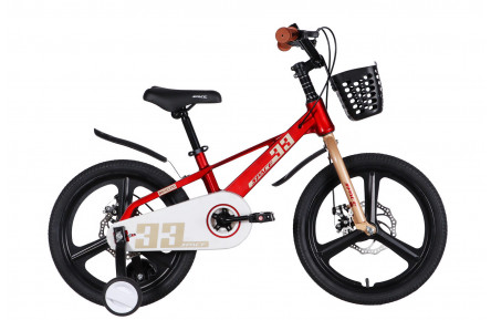 Велосипед MG 18" SPACE KID ORION DD рама-10" червоний з сірим 2026