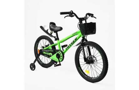 Велосипед 2-х колесный 20" CORSO TAYGER TG-21708 салатово-черный