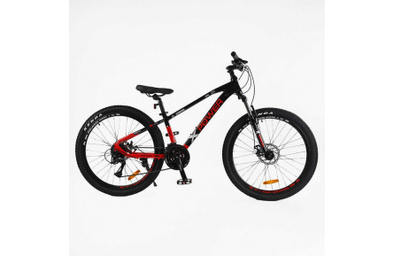 Велосипед Corso X-POWER 26" 13" червоно-чорний