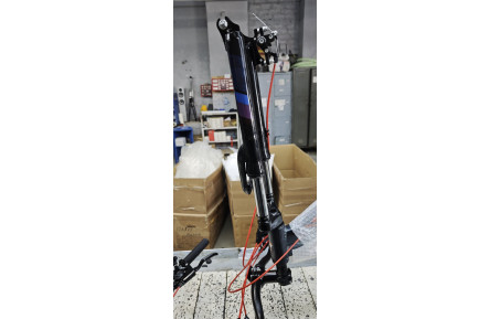 Велосипед уцененный AL 27,5" Discovery BASTION DD CS рама-17" серо-оранжевый 2025