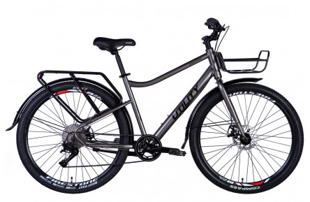 Гібридний велосипед  Dorozhnik UTILITY 2024 ST 27.5" мокрий асфальт