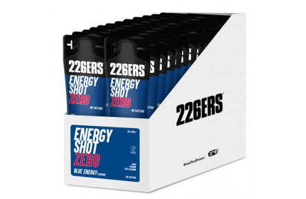 Гель 226ERS Energy Shot ZERO без кофеина синяя энергия 60г 24шт/уп 1440г