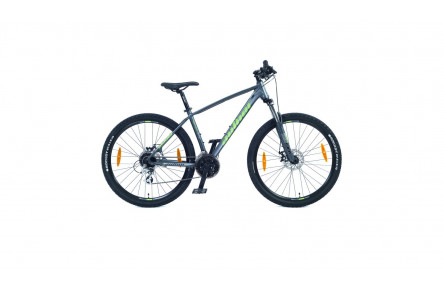 Велосипед Author Rival II 2023-24 27.5" 15" серо-зеленый
