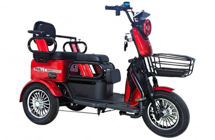Електричний трицикл Corso Protex Power PL (1200Вт літій-залізно-фосфатний 72В 24Аг) 10"
