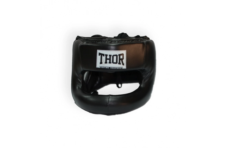 Шлем для бокса THOR NOSE PROTECTION 707 XL/PU/черный