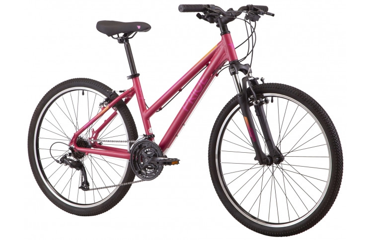 Велосипед 26" Pride STELLA 6.1 рама - XS 2023 бордовый (задний и передний переключатели и манетка - MICROSHIFT)