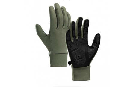 Рукавички трикотажні з покращеним хватом Naturehike NH20FS032, розмір М, оливковий